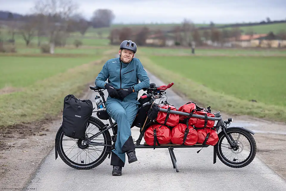 Fahrradheld Gunnar Fehlau und sein Lastenrad Fahrradheld Gunnar Fehlau und sein Lastenrad