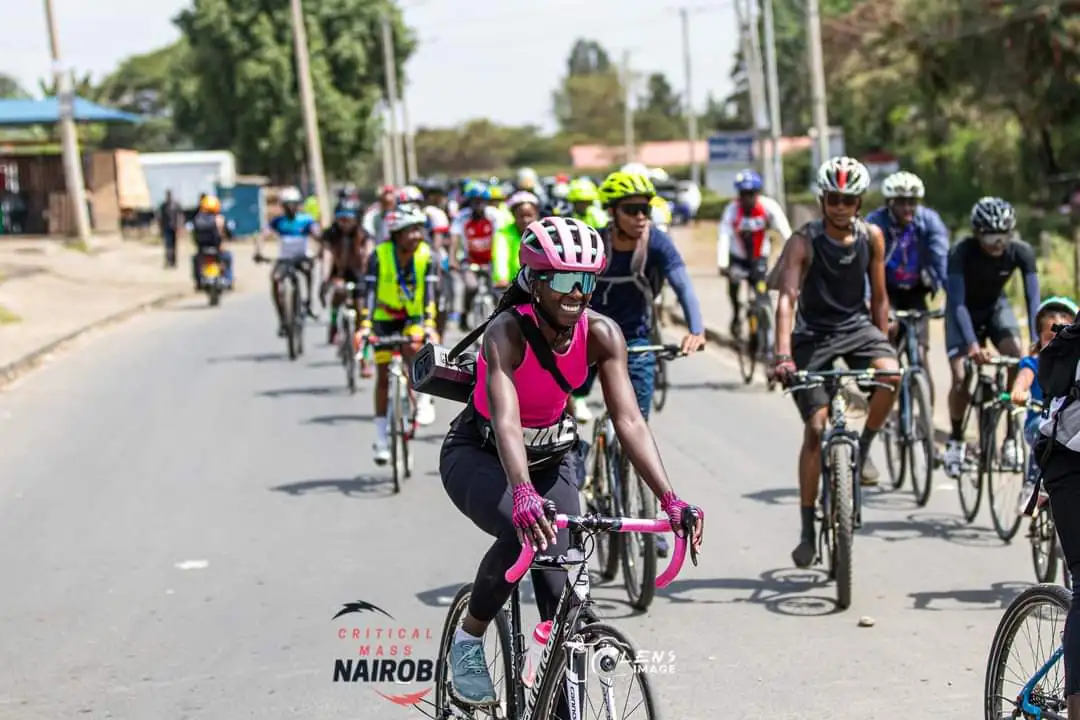 Cyprine Odada und die Critical Mass Nairobi